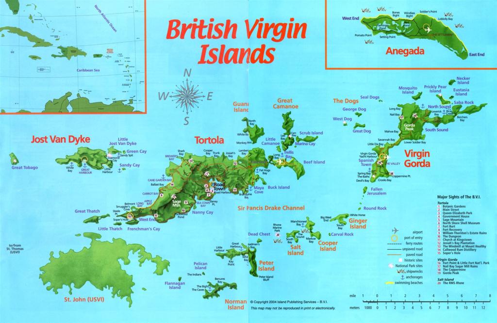 Karte BVI